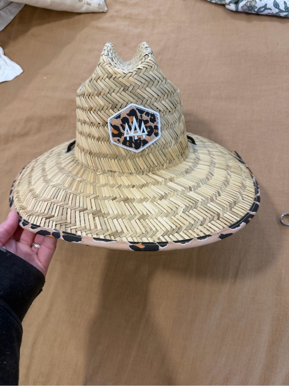 Hemlock hat leopard new